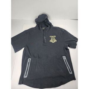 Rawlings Men's‎ Gold Collection 1/2 Zip Short Sleeve HoodieSize L Large